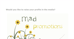 Desktop Screenshot of mad-promotions.com
